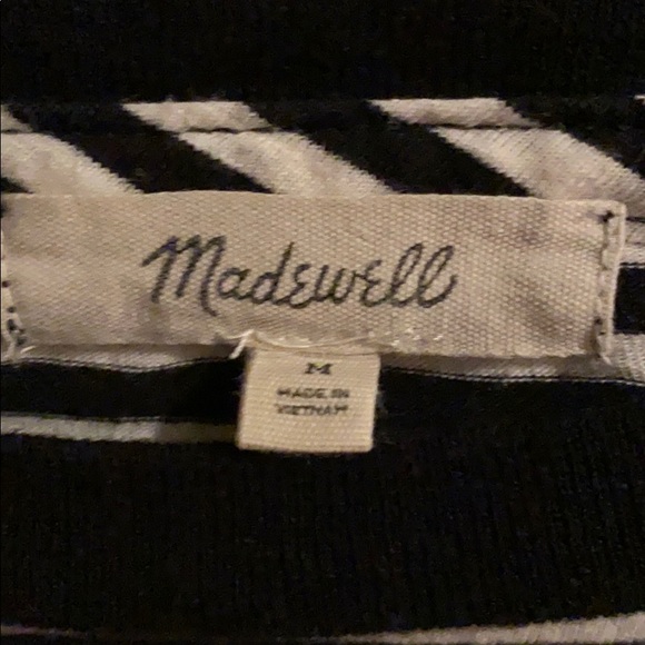 Madewell ruffle sleeve striped boxy shirt - Picture 4 of 4